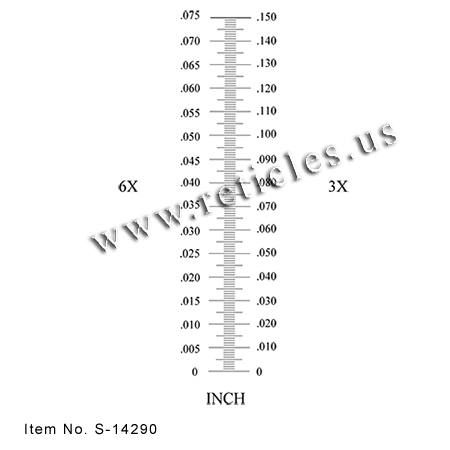 S-14290 0.450in Scale Reticle